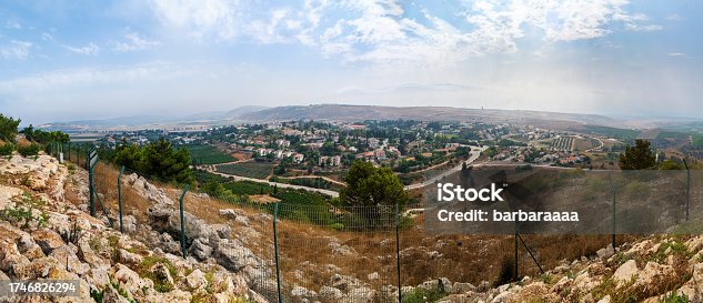 istock View of the town of Metula, and nearby landscape, Northern Israel, at the border with Lebanon 1746826294