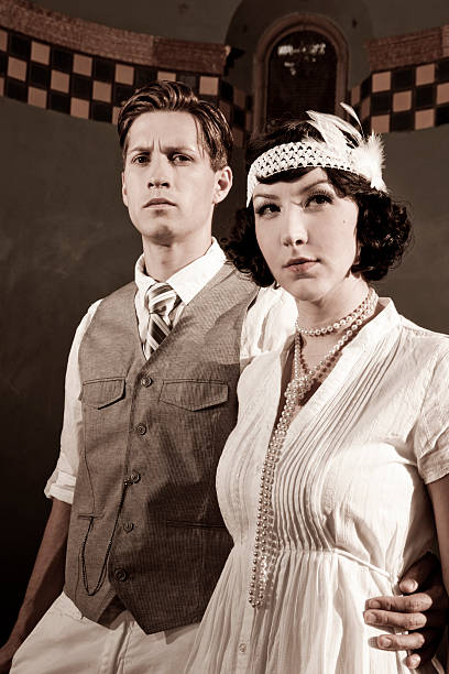 istock 20's style couple portrait 174682859