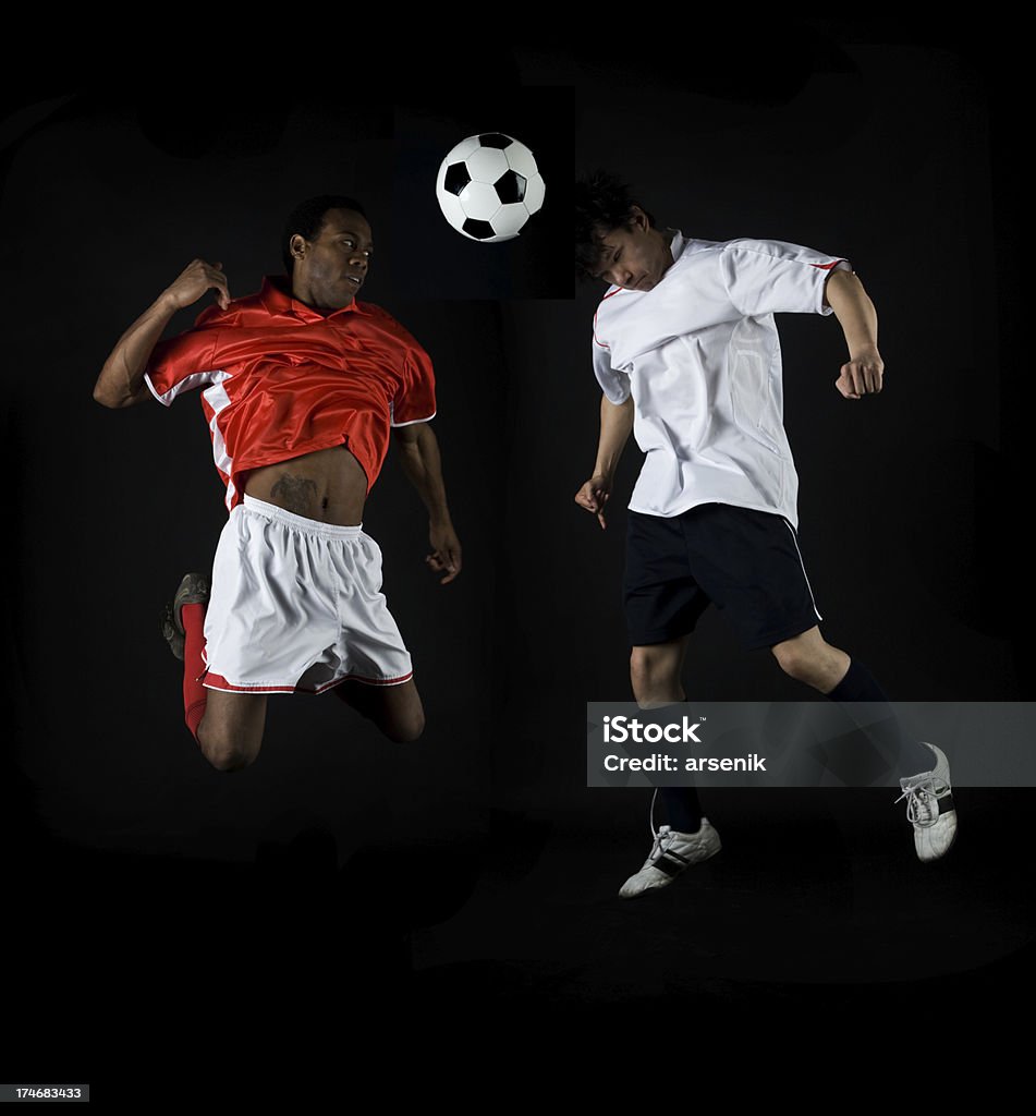 O cabeçalho - Royalty-free Bola de Futebol Foto de stock