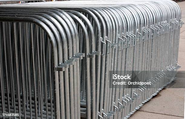 Crowd Control Barriers Stock Photo - Download Image Now - Alloy, Aluminum, Barricade