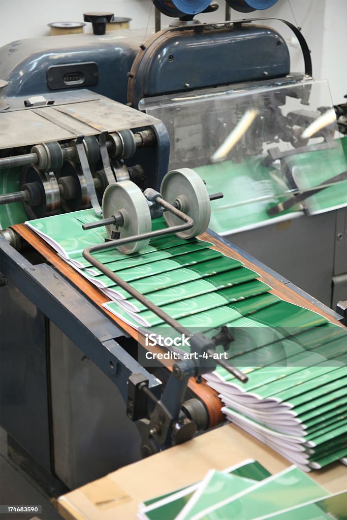 Boutique machine imprimé - Photo de Aboutissement libre de droits