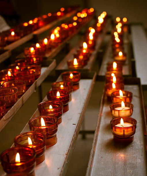 istock tea light in the church 174684377