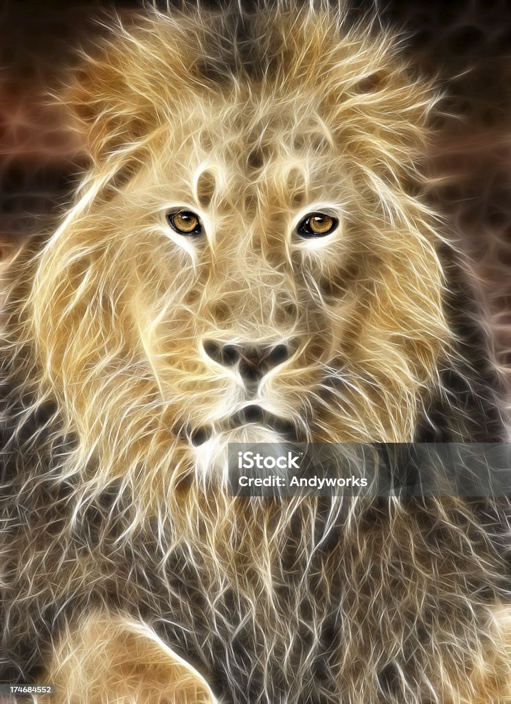 Geist der Lion - Lizenzfrei Löwe - Großkatze Stock-Foto