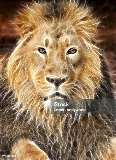 Geist Der Lion Stockfoto und mehr Bilder von Löwe - Großkatze - Löwe - Großkatze, Computergrafiken, Digital generiert