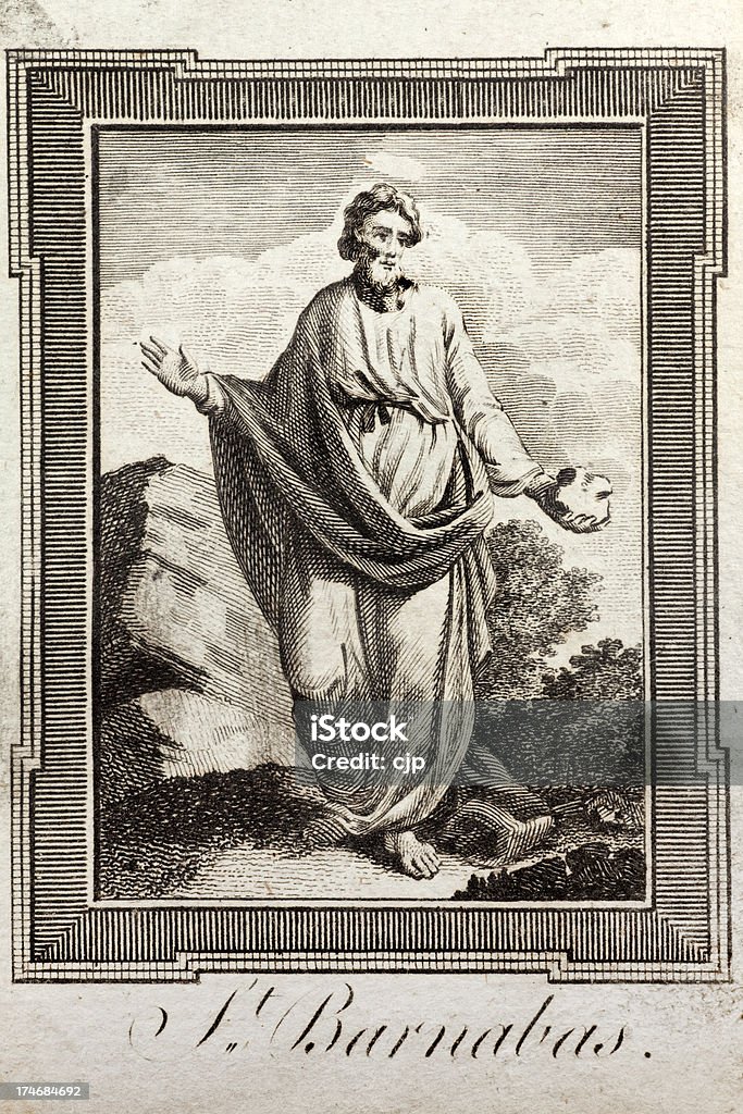 Saint Barnabus - Illustration de Adulte libre de droits