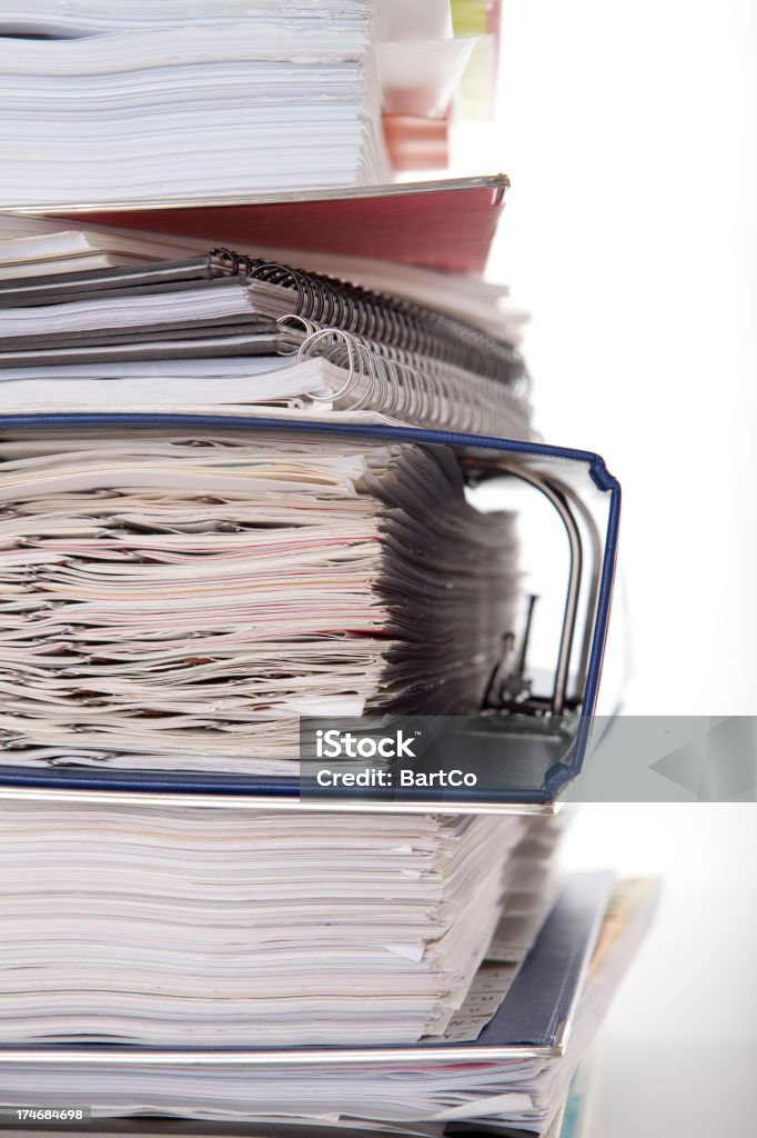 So much paperwork  Archives Stock Photo