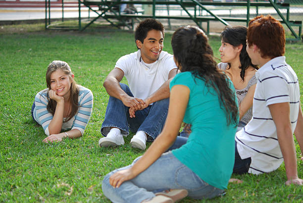istock Group of friends having fun (series I ) 174684716