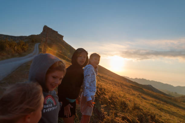 istock Happy friends in the mountains 1746847900