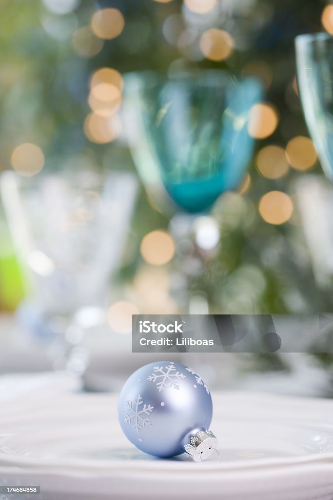 Repas de fêtes - Photo de Bleu libre de droits