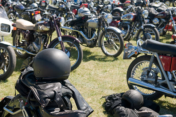 Motorcycle-exhibition. stock photo