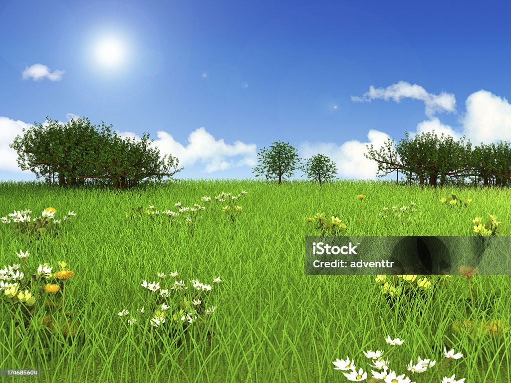 Prateria - Foto stock royalty-free di Albero