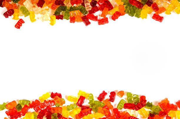 Gummybear Background stock photo