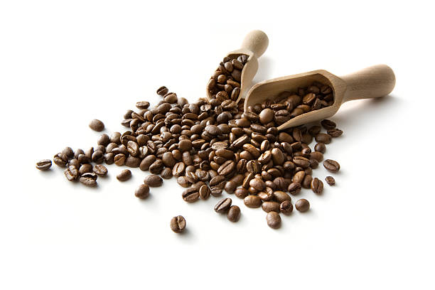 istock Coffee: Coffee Beans in Scoop Isolated on White Background 174686152
