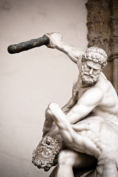 hercules matar o centauro - loggia dei lanzi imagens e fotografias de stock
