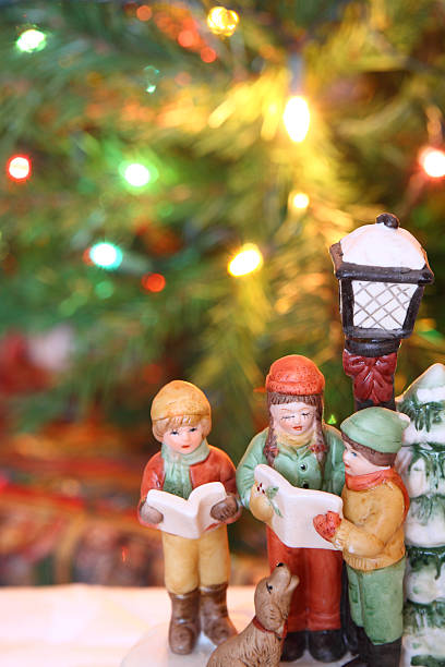 Natale Carolers - foto stock