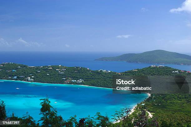 Baía De Magens Em St Thomas - Fotografias de stock e mais imagens de Areia - Areia, Azul, Beira d'Água