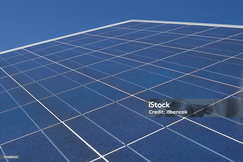 Solar Panel Direct View Solar Panel Perspective Stock Photo - Download Image Now - Extreme ...