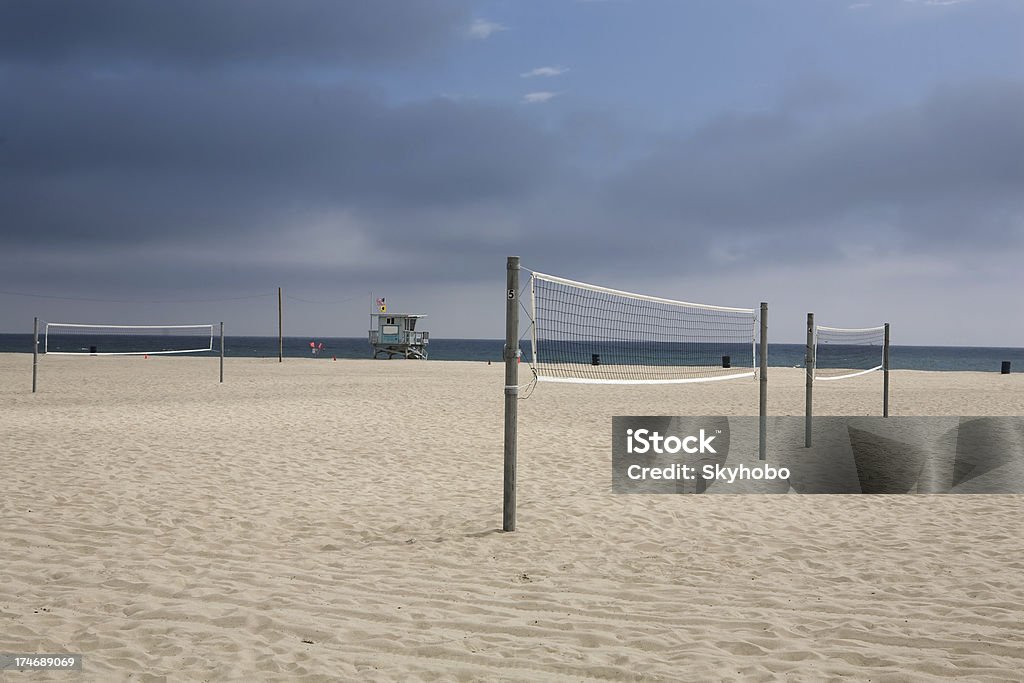 Santa Monica Beach - Foto de stock de Arena libre de derechos