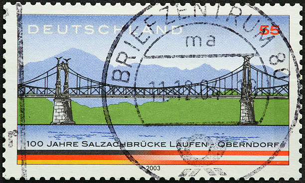 istock Salt Creek Bridge Laufen to Oberndorf Germany 174689133