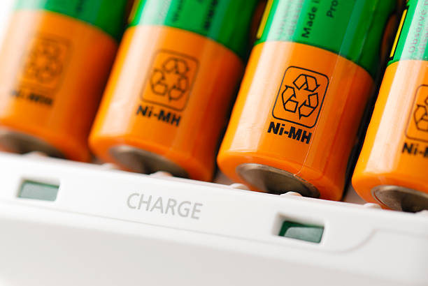 rechargeable nimh batteries - 充電池 個照片及圖片檔