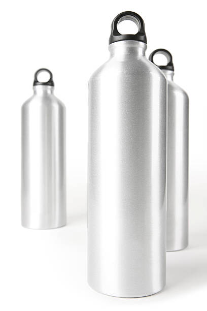 water bottles stock photo