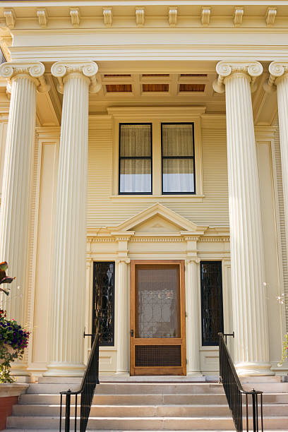 istock Mega Mansion Front Door Entrance 174689599