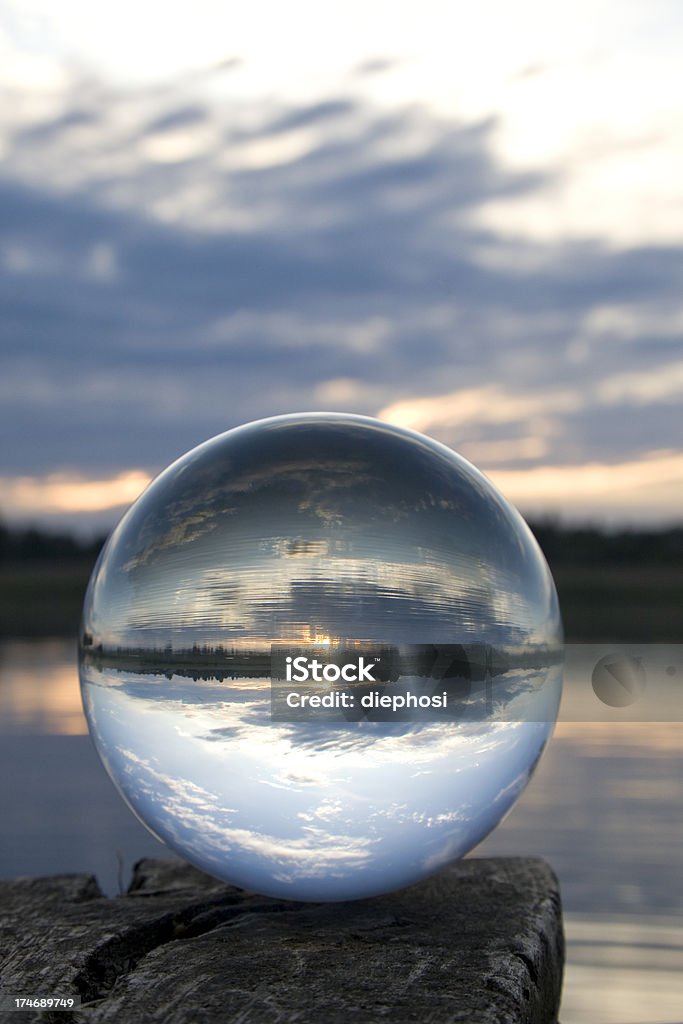 Kristallkugel - Lizenzfrei Glas Stock-Foto
