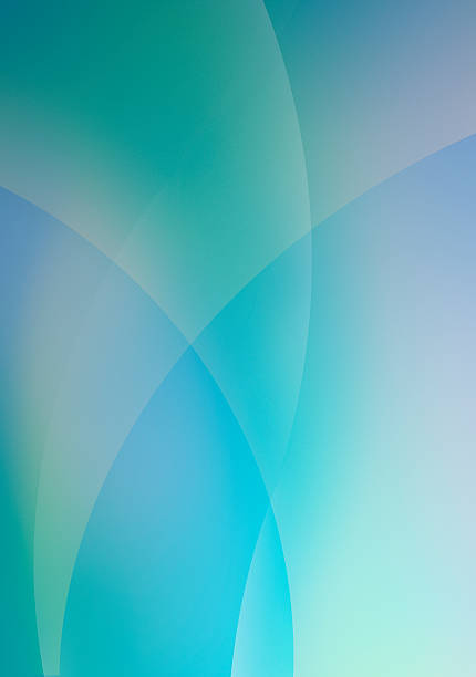 мятный цветное стекло - wave pattern abstract shape winter стоковые фото и изображения