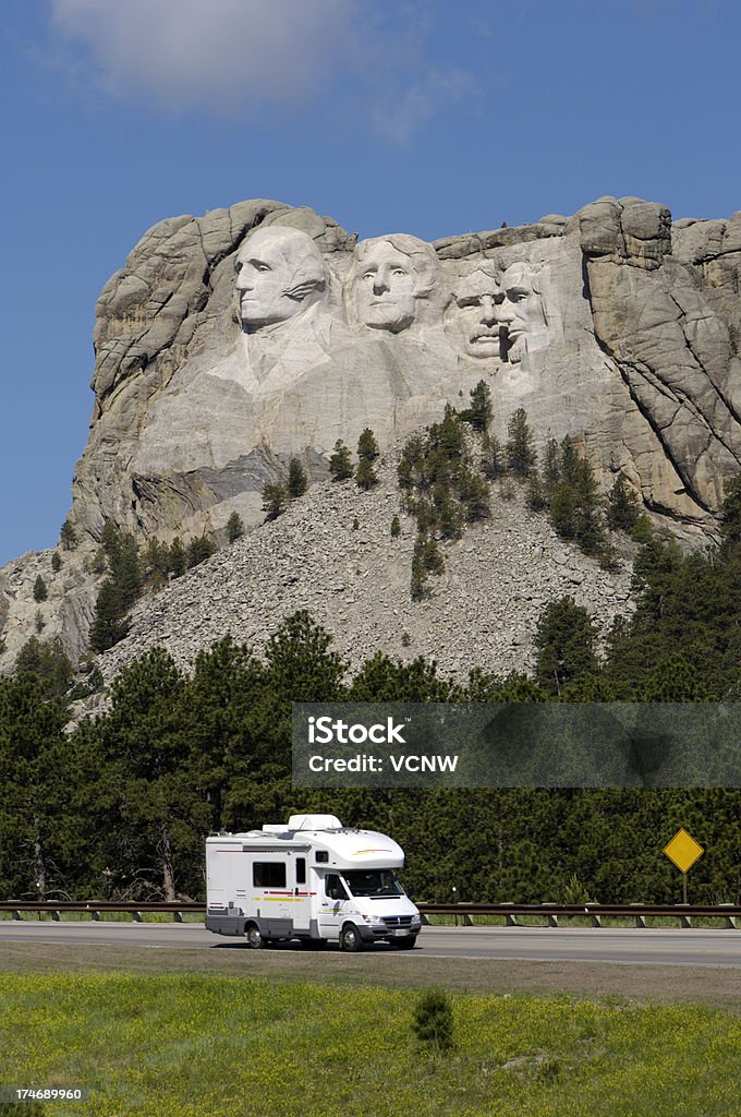 Monte Rushmore - Foto stock royalty-free di Camper