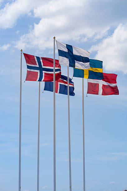istock Flags of the Nordic Countries 174690469