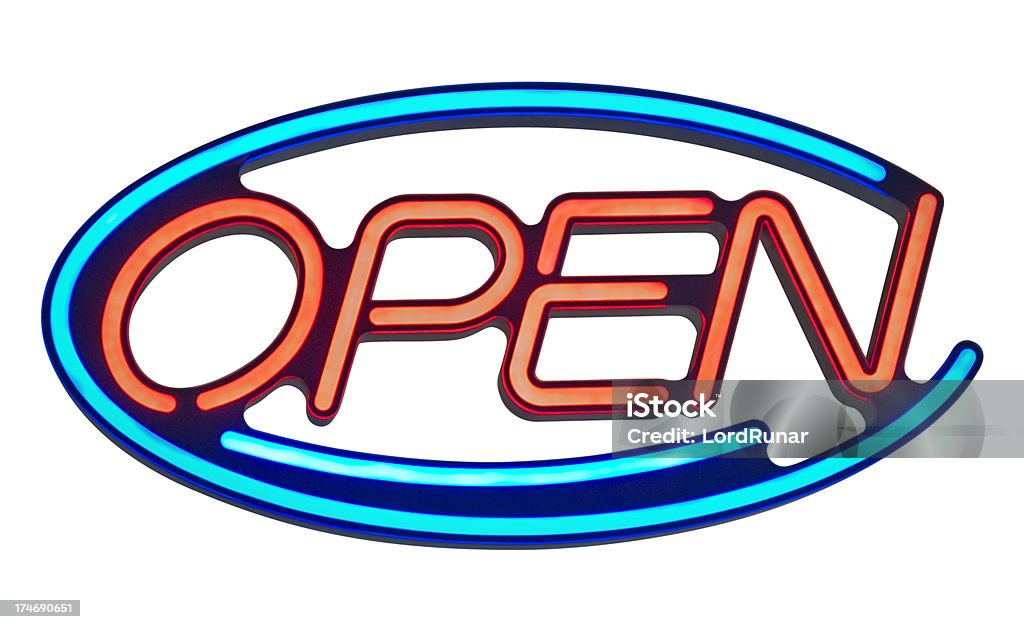 Geöffnet sign - Lizenzfrei Geöffnet Stock-Foto