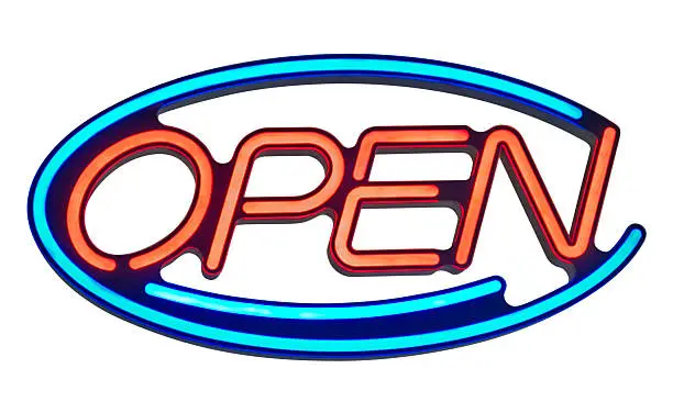Photo of Open sign