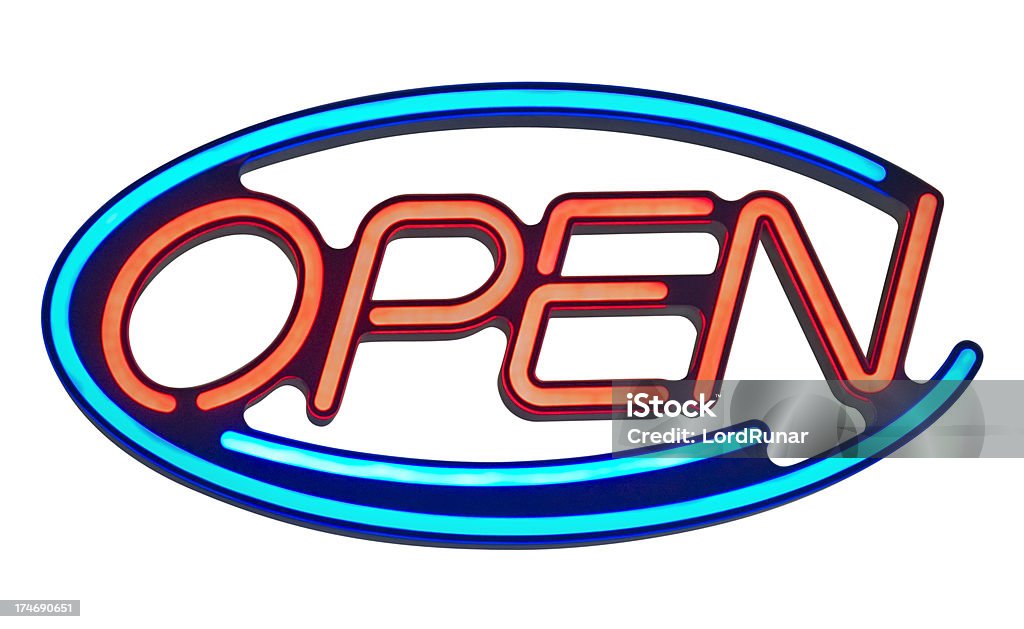 Placa de Open - Royalty-free Placa de Open Foto de stock