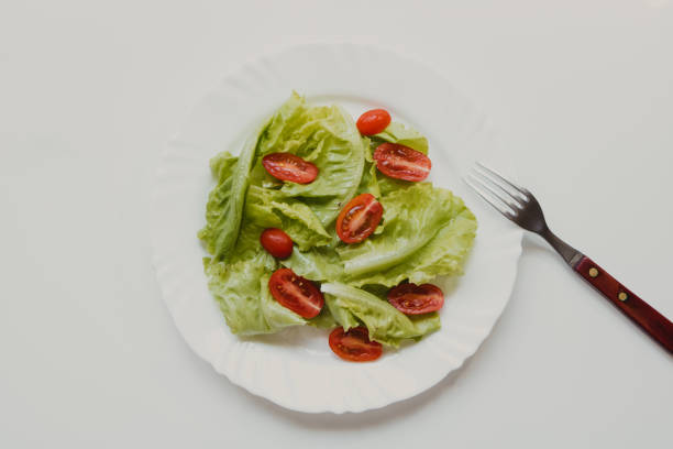 concept of minimalist healthy diet