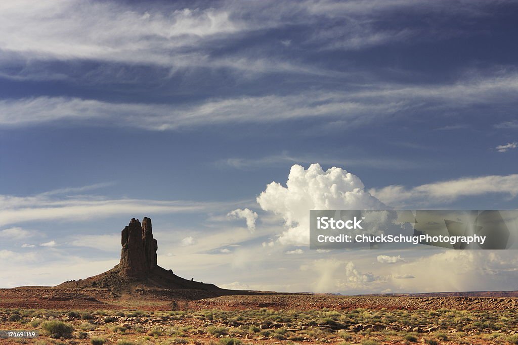 Monument Valley Butte Landschaft Cloud - Lizenzfrei Alles hinter sich lassen Stock-Foto