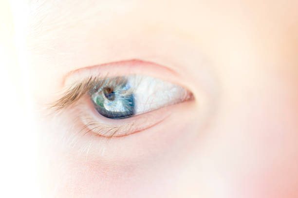 istock Macro Close up of Child's Blue eye Looking away 174691275
