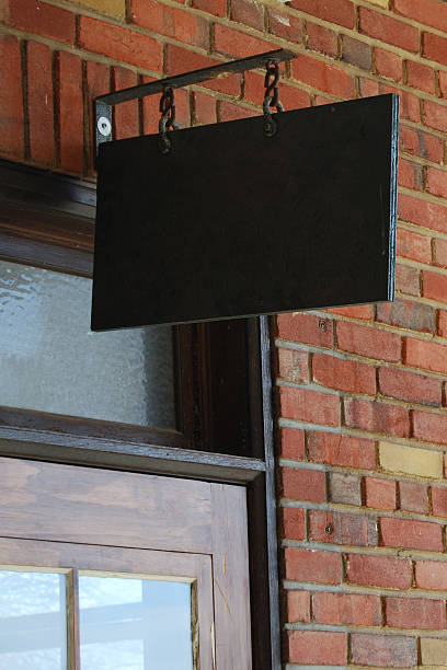 istock Blank Sign Above Door 174691764