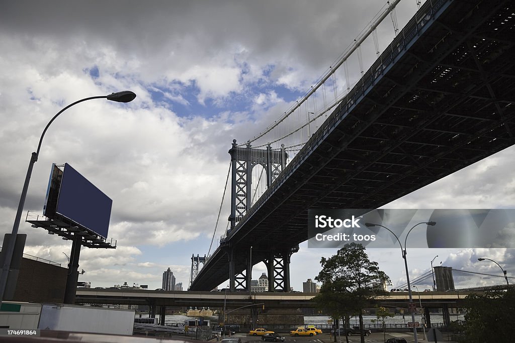 Puente de Manhattan, Nueva York City (XXL - Foto de stock de Agua libre de derechos