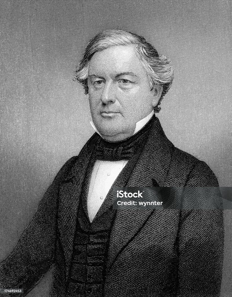 Porträt von Präsident Millard Fillmore - Lizenzfrei Millard Fillmore Stock-Foto