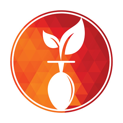 istock Healthy food logo template. 1746929679