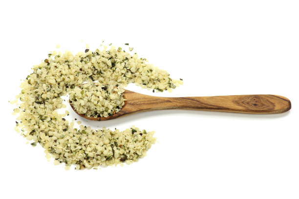 istock wooden spoon with peeled hemp seeds 1746932828