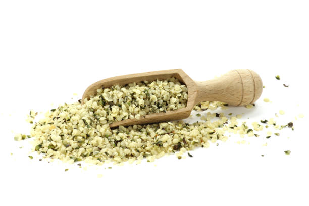 istock wooden scoop with peeled hemp seeds 1746933422