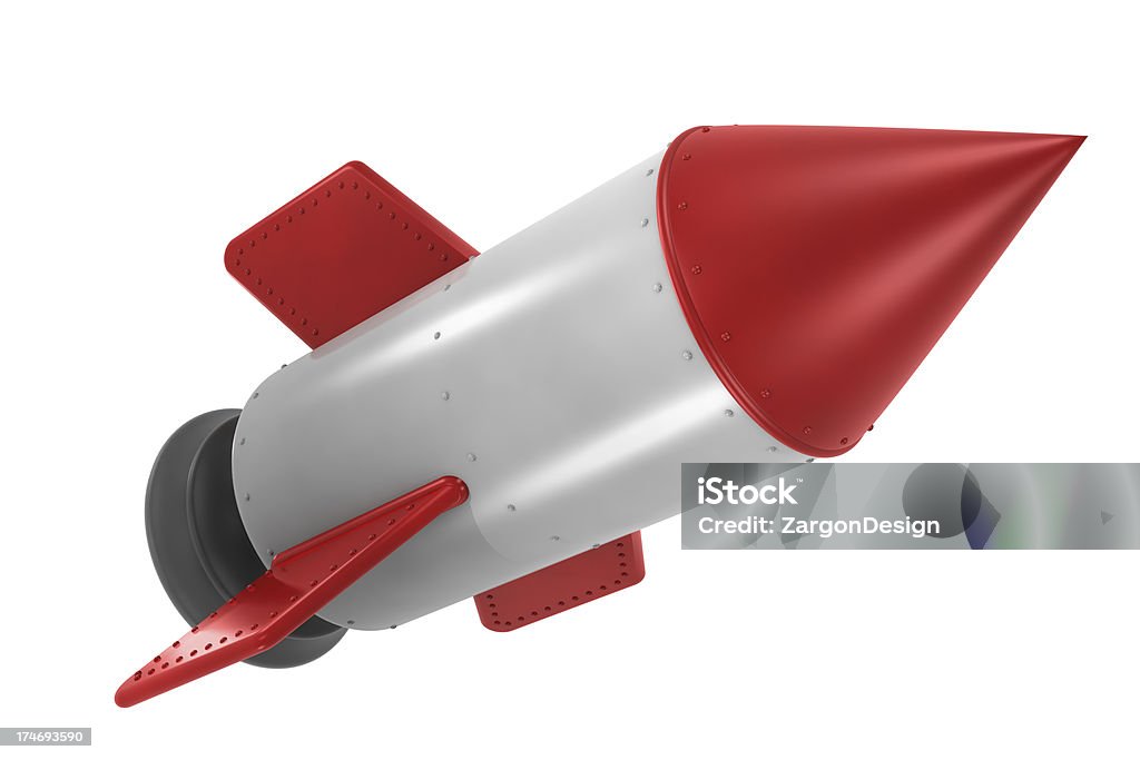 Carino piccolo Rocket - Foto stock royalty-free di Affari
