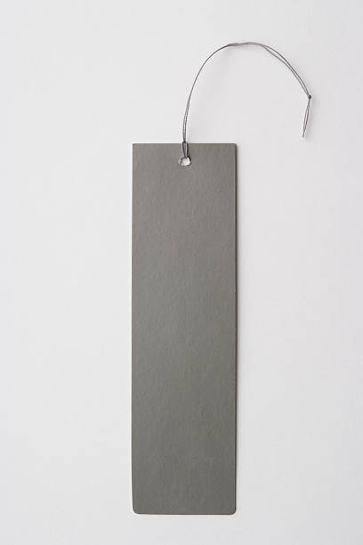 istock Isolated shot of blank long tag on white background 174693656