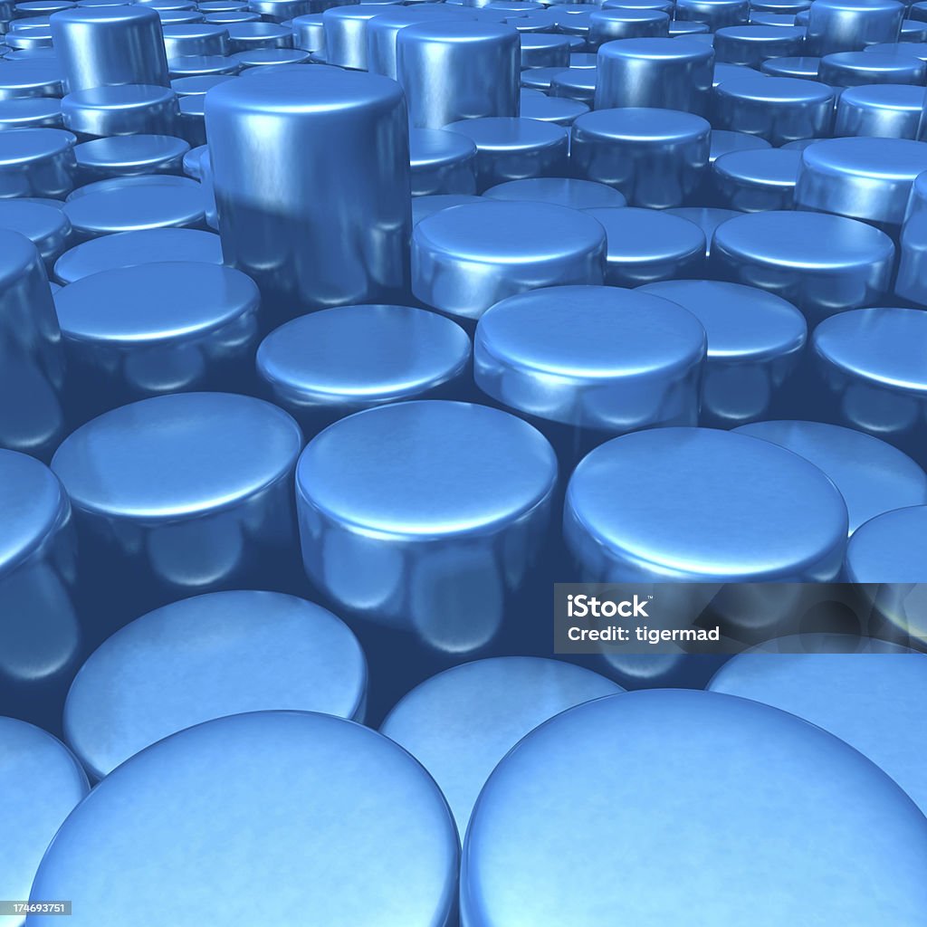 Синий стальных колонн - Стоковые фото Абстрактный роялти-фри