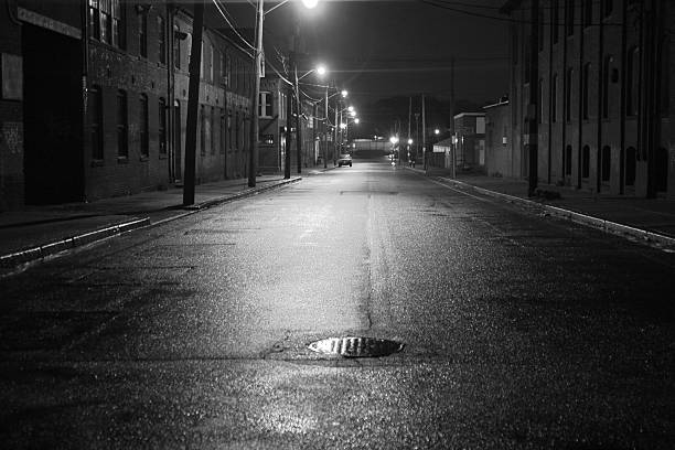 istock City Street Black and White 174693942