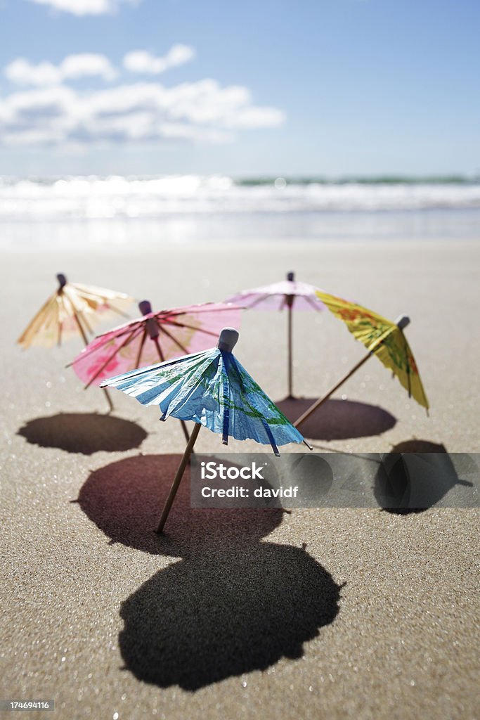 Sombrilla de playa - Foto de stock de Destinos turísticos libre de derechos