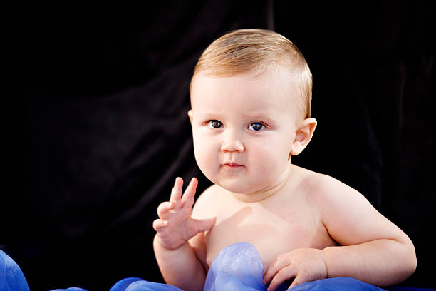 Beautiful Baby Boy stock photo