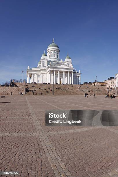 Foto de Catedral De Helsinque e mais fotos de stock de Helsínquia - Helsínquia, Praça do Senado, Branco
