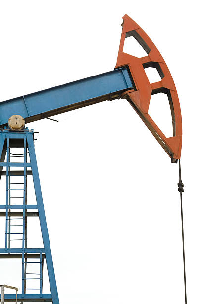 istock Part of oil well pumping unit 174695230